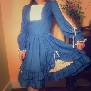 Vintage Handmade Swedish dress period costume